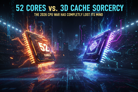 💥 52 Cores vs. 3D Cache Sorcery: The 2026 CPU War Has Completely Lost Its Mind