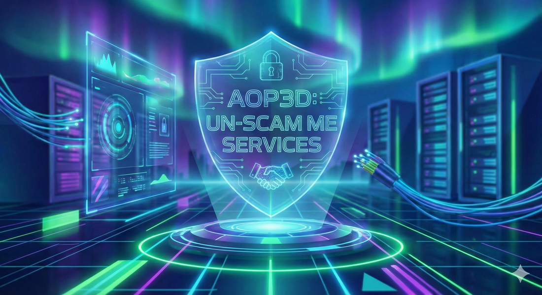 AOP3D: Un-Scam Me Services