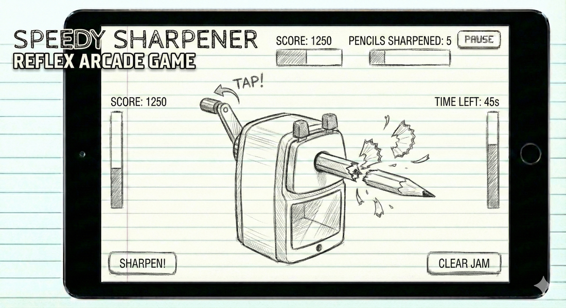 Speedy Sharpener  REFLEX ARCADE  GAME