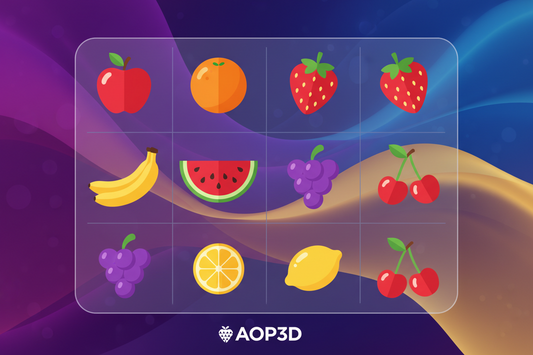 AOP3D simple fruits  ( matching game )