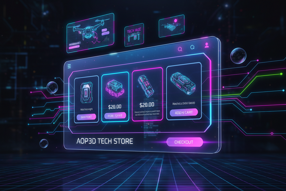 AOP3D'S ULTRA SHOPPING PORTAL WIDGET