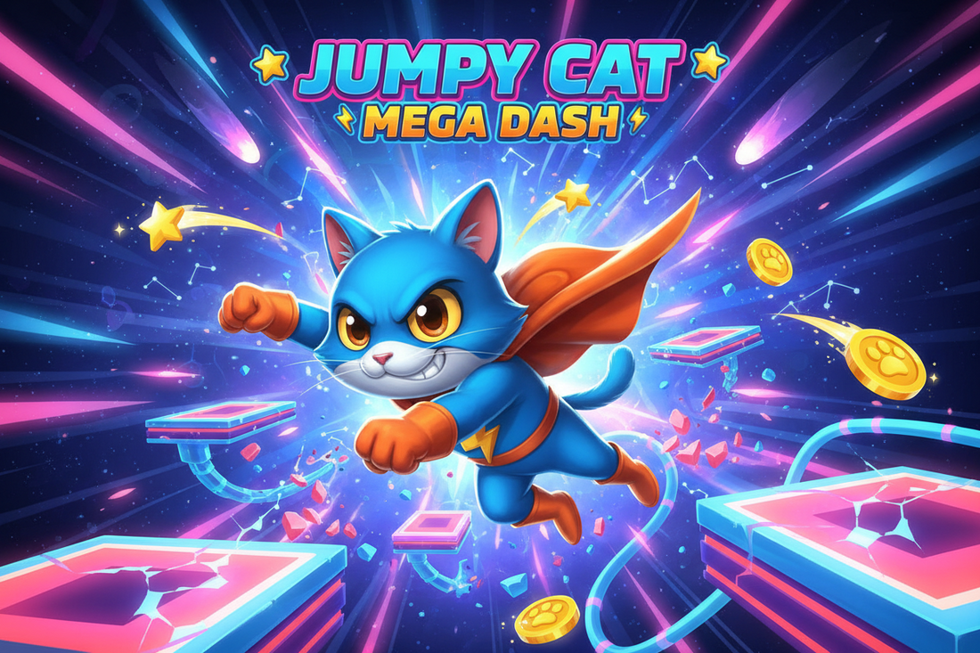 Jumpy Cat mega dash !
