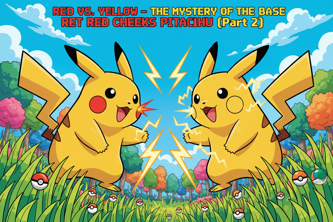 Red vs. Yellow – The Mystery of the Base Set "Red Cheeks" Pikachu ( part 2 )
