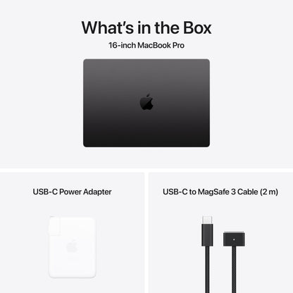 Apple 2024 MacBook Pro Laptop with M4 Pro, 14‑core CPU, 20‑core GPU: Built for Apple Intelligence, 16.2-inch Liquid Retina XDR Display, 48GB Unified Memory, 512GB SSD Storage; Space Black - AOP3D tech