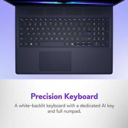 Alienware 16 Aurora Laptop AC16250-16-inch 16:10 WQXGA Display, Intel Core 7-240H Series 2, 16GB DDR5 RAM, 1TB SSD, NVIDIA GeForce RTX 5060 8GB GDDR7, Windows 11 Home, Onsite Service - Blue - AOP3D tech