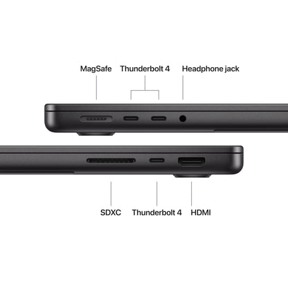 Apple 2025 MacBook Pro Laptop with M5 chip with 10‑core CPU and 10‑core GPU: Built for Apple Intelligence, 14.2-inch Liquid Retina XDR Display, 24GB Unified Memory, 1TB SSD Storage; Space Black - AOP3D tech