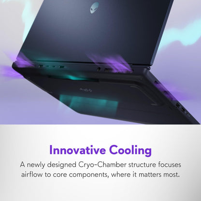 Alienware 16 Aurora Laptop AC16250-16-inch 16:10 WQXGA Display, Intel Core 7-240H Series 2, 16GB DDR5 RAM, 1TB SSD, NVIDIA GeForce RTX 5060 8GB GDDR7, Windows 11 Home, Onsite Service - Blue - AOP3D tech