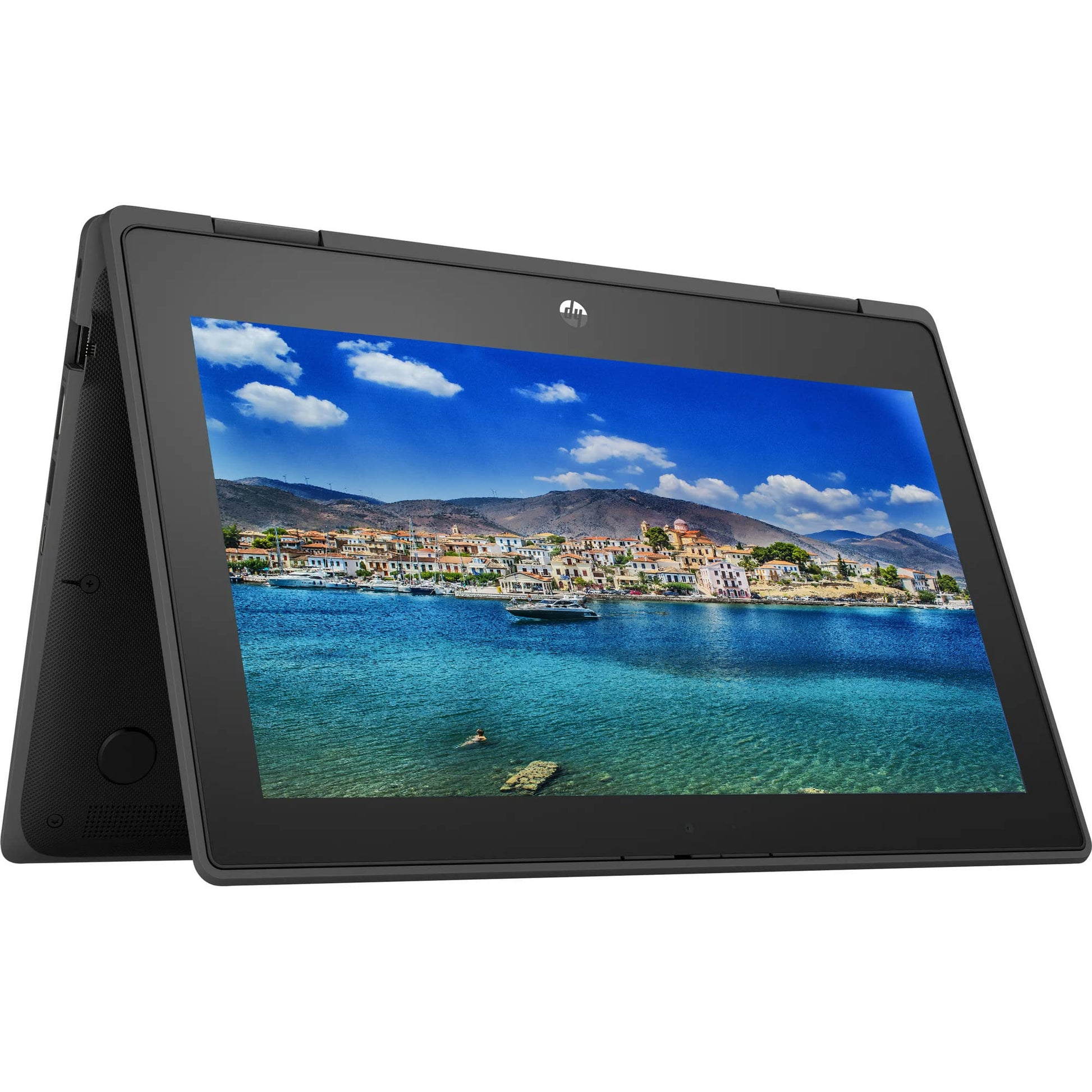 HP 2023 Premium 2-in-1 Convertible Laptop, 11" HD IPS Touchscreen, Intel 4-Core Pentium Processor Up to 3.30GHz, 8GB Ram, 128GB SSD, Super-Fast 6th Gen WiFi, HDMI, Windows 11 (Renewed) - AOP3D tech