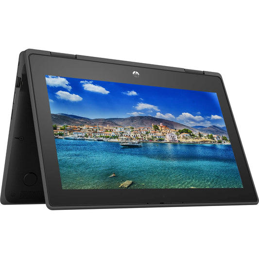 HP 2023 Premium 2-in-1 Convertible Laptop, 11" HD IPS Touchscreen, Intel 4-Core Pentium Processor Up to 3.30GHz, 8GB Ram, 128GB SSD, Super-Fast 6th Gen WiFi, HDMI, Windows 11 (Renewed) - AOP3D tech