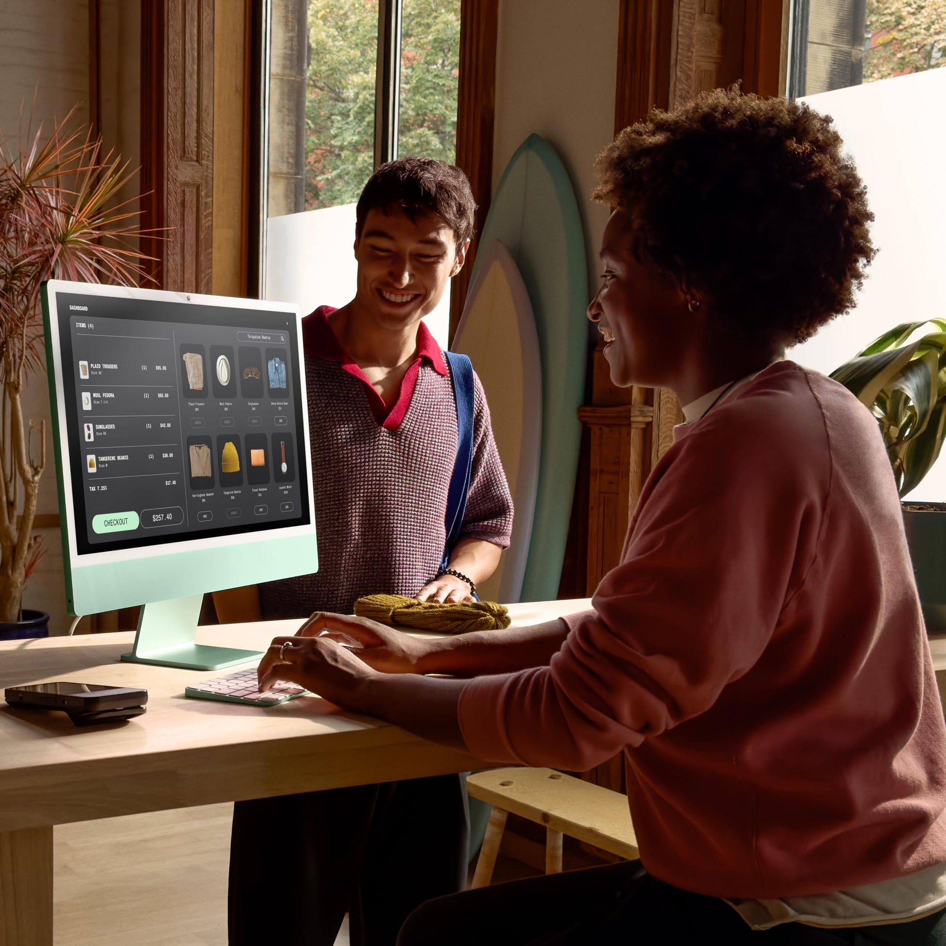 Apple 2024 iMac All-in-One Desktop Computer with M4 chip with 10-core CPU and 10-core GPU: Built for Apple Intelligence, 24-inch Retina Display, 16GB Unified Memory, 256GB SSD Storage; Purple - AOP3D tech