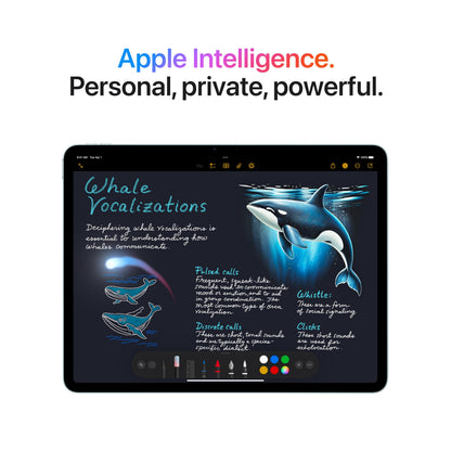 Apple iPad Air 13-inch with M3 chip Built for Apple Intelligence, Liquid Retina Display, 128GB, 12MP Front/Back Camera, Wi-Fi 6E, Touch ID, All-Day Battery Life — Purple - AOP3D tech