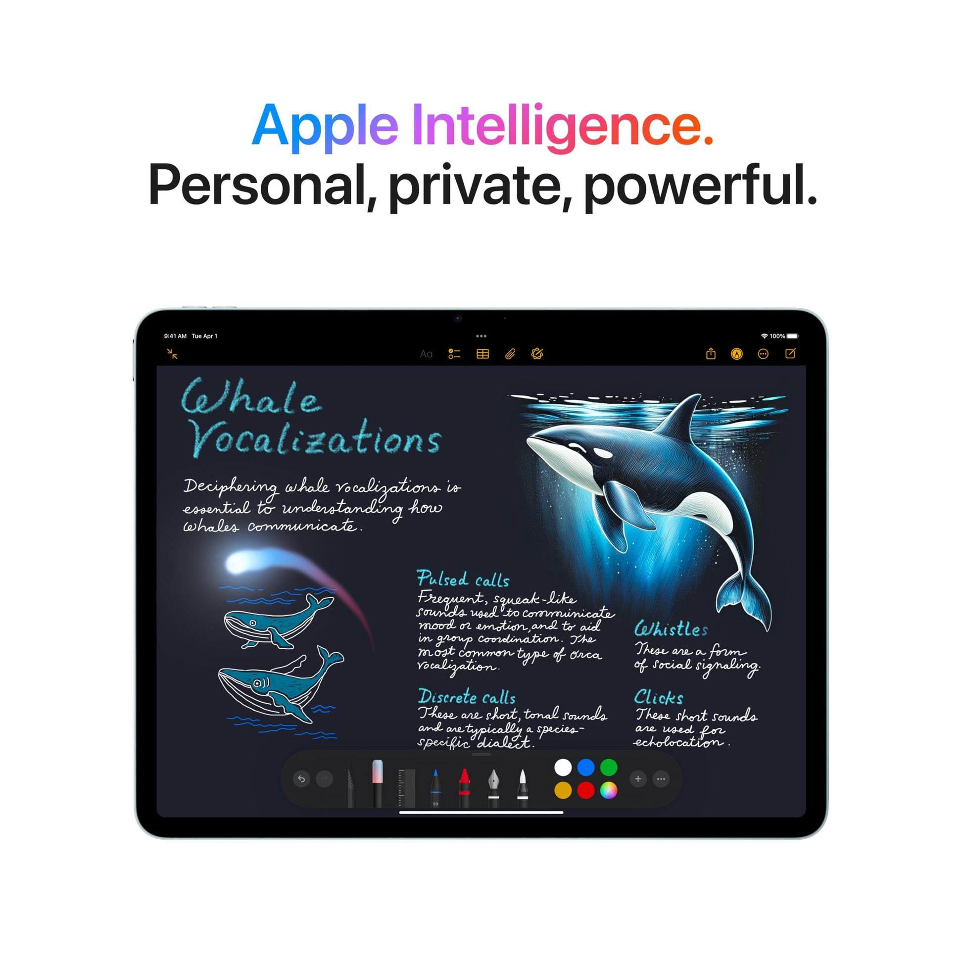 Apple iPad Air 11-inch with M3 chip Built for Apple Intelligence, Liquid Retina Display, 128GB, 12MP Front/Back Camera, Wi-Fi 6E, Touch ID, All-Day Battery Life — Blue - AOP3D tech