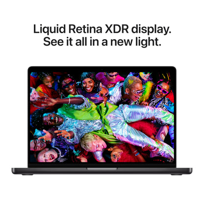 Apple 2025 MacBook Pro Laptop with M5 chip with 10‑core CPU and 10‑core GPU: Built for Apple Intelligence, 14.2-inch Liquid Retina XDR Display, 16GB Unified Memory, 512GB SSD Storage; Space Black - AOP3D tech
