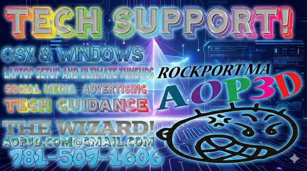 aop3d cape Ann best tech support provider 
